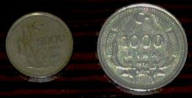 TURCIA - LOT 2 MONEDE 1000 lire 1992, 5000 lire 1995 foto