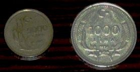 TURCIA - LOT 2 MONEDE 1000 lire 1992, 5000 lire 1995