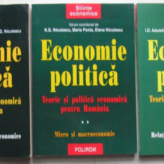 Adumitracesei, Niculescu - Economie Politica Vol 1 + 2 + 3, editura Polirom