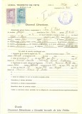 Z506 DOCUMENT VECHI -LICEUL TEORETIC DE FETE , BRAILA - ION N. UDOR -1942