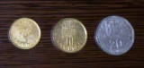 PORTUGALIA - LOT 3 MONEDE 5 escudos 1988, 10 escudos 1998, 20 escudos 1987