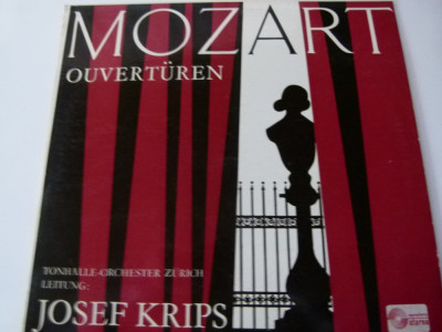 Mozart -ouverturen - vinyl foto