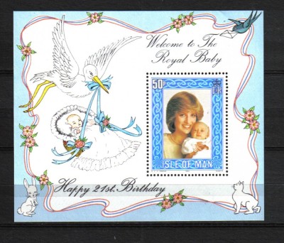 ISLE OF MAN MI. BLOCK 6 MNH foto
