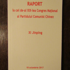 RAPORT DE LA CEL DE-AL XIX-LEA CONGRES NATIONAL AL PARTIDULUI COMUNIST CHINEZ
