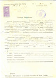 Z503 DOCUMENT VECHI -LICEUL TEORETIC DE FETE , BRAILA - PROFESOR DIAC -1942