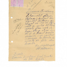 517 DOCUMENT VECHI -LICEUL TEORETIC DE FETE BRAILA-PLOTONER PATRASCU - 1946