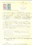 Z502 DOCUMENT VECHI -LICEUL TEORETIC DE FETE , BRAILA - PETRU GARNEATA -1942