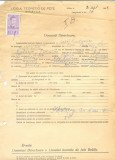 Z492 DOCUMENT VECHI -LICEUL TEORETIC DE FETE , BRAILA- AUREL MATEESCU -1942