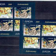 Romania 2009 Europa astronomie - bl. 445 I+II