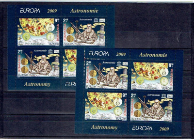 Romania 2009 Europa astronomie - bl. 445 I+II foto
