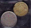 SPANIA 1975 - LOT 2 MONEDE 1 PESETA, 5 PTAS, Europa