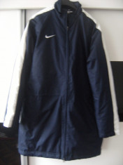 Geaca originala Nike Winter Jacket albstru inchis, groasa, ideala pt.sportivi. foto