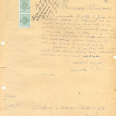 520 DOCUMENT VECHI -LICEUL TEORTIC DE FETE BRAILA - ELISABETA I. JERCEA -1946