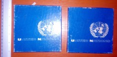 LOT 2 BENZI MAGNETOFON / BANDA , NATIUNILE UNITE / UNITED NATIONS -1985