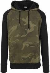 Hanorac camuflaj contrast Raglan foto