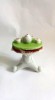 Figurina ceramica, masuta cu ceainic si cesti, 8cm