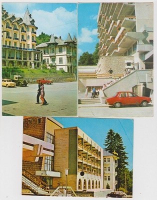 3 CARTI POSTALE SLANIC MOLDOVA foto