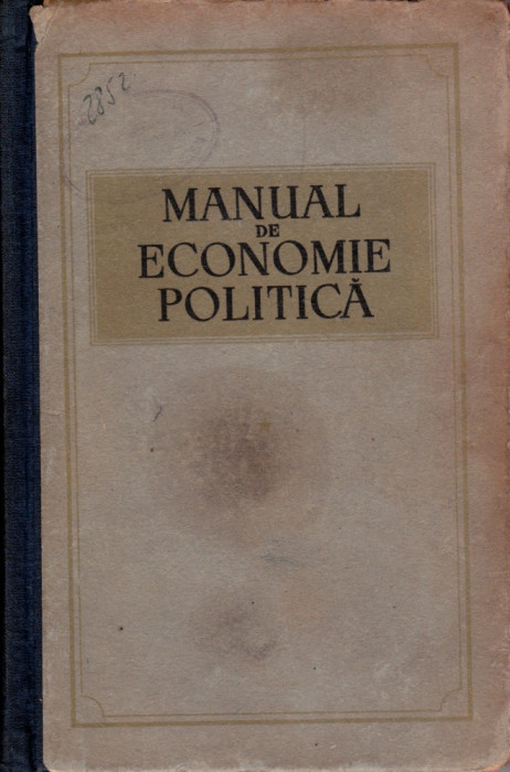 Manual de econimie politică