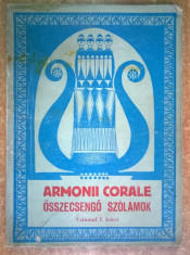 Zoltan Aladar - Armonii corale, vol. I / Osszecsengo szolamok {1972} foto