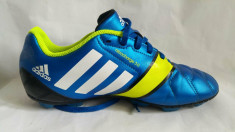 Pantofi sport Adidas Nitrocharge 3.0 Nr. 38, albastru/galben, stare foarte buna foto