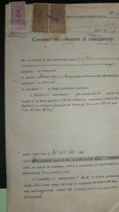 D2 TIMBRE FISCALE FERDINAND PE DOCUMENT 1929 foto