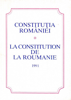 Constituția Rom&amp;acirc;niei foto