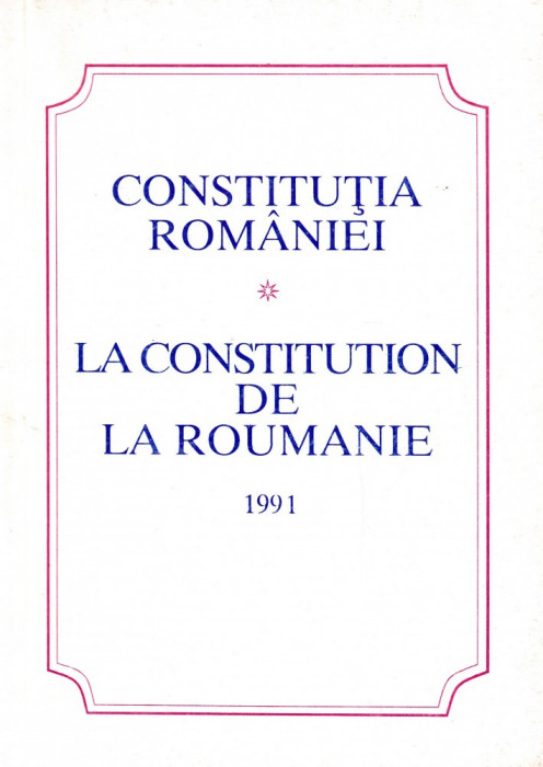 Constituția Rom&acirc;niei