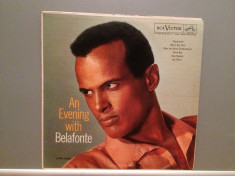 HARRY BELAFONTE - AN EVENING WITH (1958/RCA/USA) - Vinil/Analog 100%/Impecabil foto