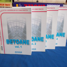 BETOANE _ NORMATIVE PRIVIND PROIECTAREA SI EXECUTAREA LUCRARILOR ( 4 VOL ) -2006