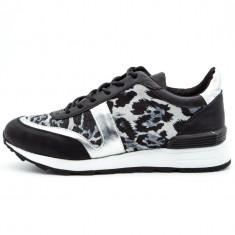 Animal Sneakers,Cod:KP5506-NR Black (Culoare: Negru, Marime Incaltaminte: 41) foto