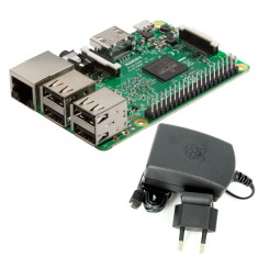 Pachet Raspberry Pi 3 Model B + Alimentator de 2.5 A, 5.1 V foto