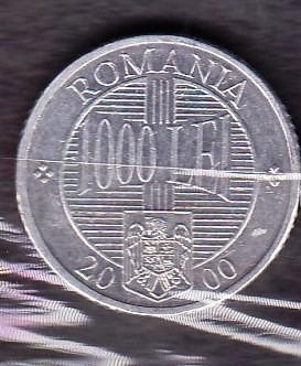 ROMANIA 2000 - MONEDA 1000 LEI foto
