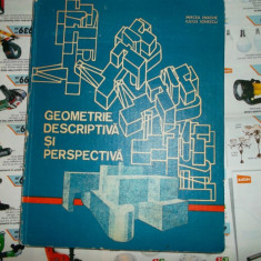 Mircea Enache / Geometrie Descriptiva Si Perspectiva - 1983