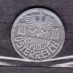 AUSTRIA 1981 - MONEDA 10 GROSCHEN