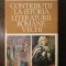 CONTRIBUTII LA ISTORIA LITERATURII ROMANE VECHI. DAN ZAMFIRESCU
