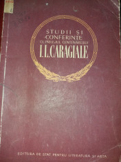 Studii si conferinte cu prilejul centenarului ,, I.L.Caragiale ,, foto