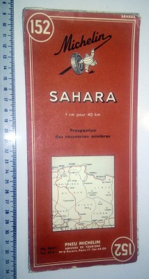 HARTA VECHE MICHELIN SAHARA foto