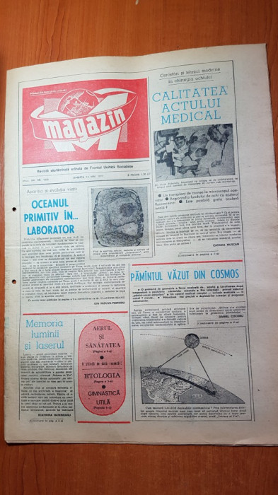 ziarul magazin 14 mai 1977