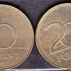 UNGARIA - LOT 2 MONEDE 20 FORINTI 1994, 1995