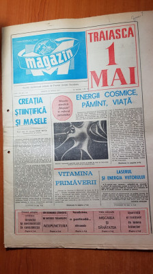 ziarul magazin 30 aprilie 1977-traiasca 1 mai muncitoresc foto
