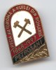 REGIA AUTONOMA A HUILEI - PETROSANI 1868-1993, insigna superba cu email la cald