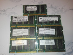 Placute/Memorii RAM Laptop DDR1 256mb foto