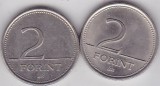 UNGARIA - LOT 2 MONEDE 2 FORINTI 1993, 2004