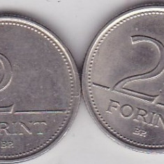 UNGARIA - LOT 2 MONEDE 2 FORINTI 1993, 2004