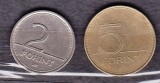 UNGARIA 1993 - LOT 2 MONEDE 2, 5 FORINTI, Europa