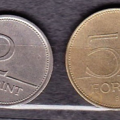 UNGARIA 1993 - LOT 2 MONEDE 2, 5 FORINTI