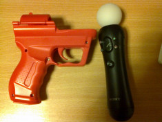 vand pistol pentru PS3 move controler ,playstation 3 , ps4 foto