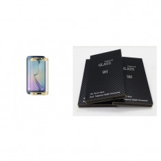Folie de Sticla Samsung Galaxy S6 Edge Auriu foto
