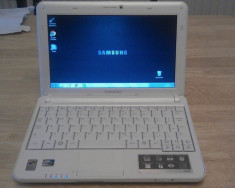 Netbook SAMSUNG N130 White-Alb/Windows Starter/Intel Atom - IMPECABIL foto