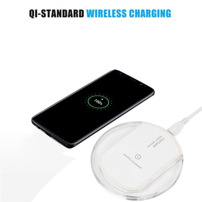 Încărcător Qi Wireless Samsung Galaxy S8 și S8 Plu Culoare Alb foto mare Încărcător Qi Wireless Samsung Galaxy S8 și S8 Plu Culoare Alb foto mare